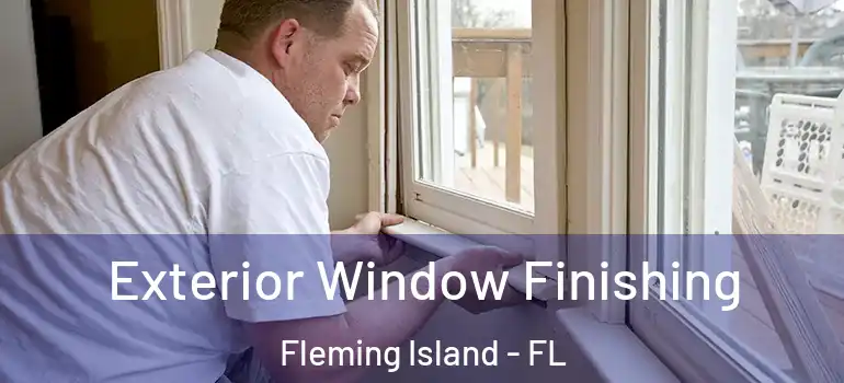  Exterior Window Finishing Fleming Island - FL