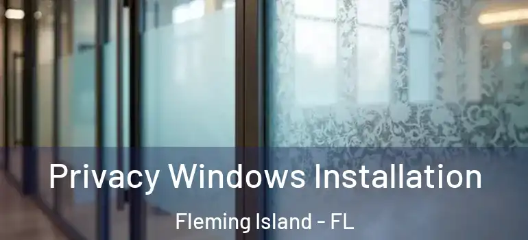  Privacy Windows Installation Fleming Island - FL