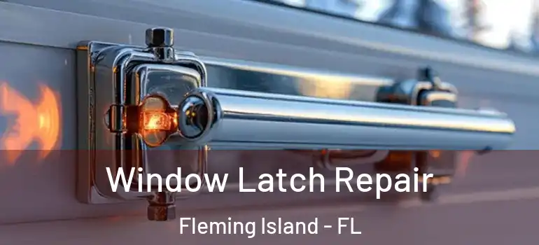 Window Latch Repair Fleming Island - FL